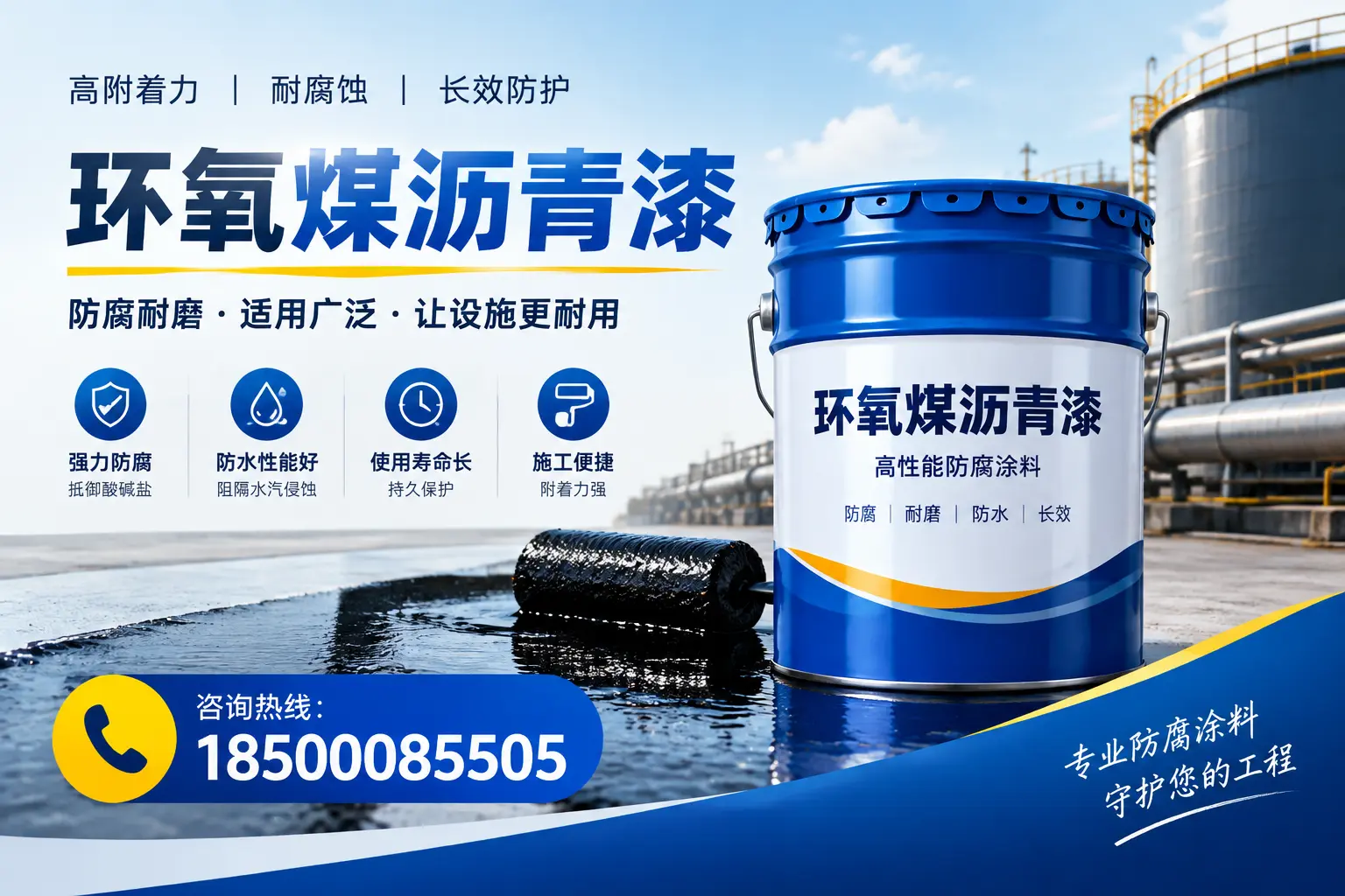 环氧煤沥青漆与其他涂料的对比分析，助力惠州企业决策